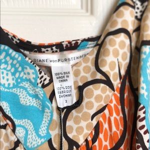 Diane von Furstenburg bright floral tank dress